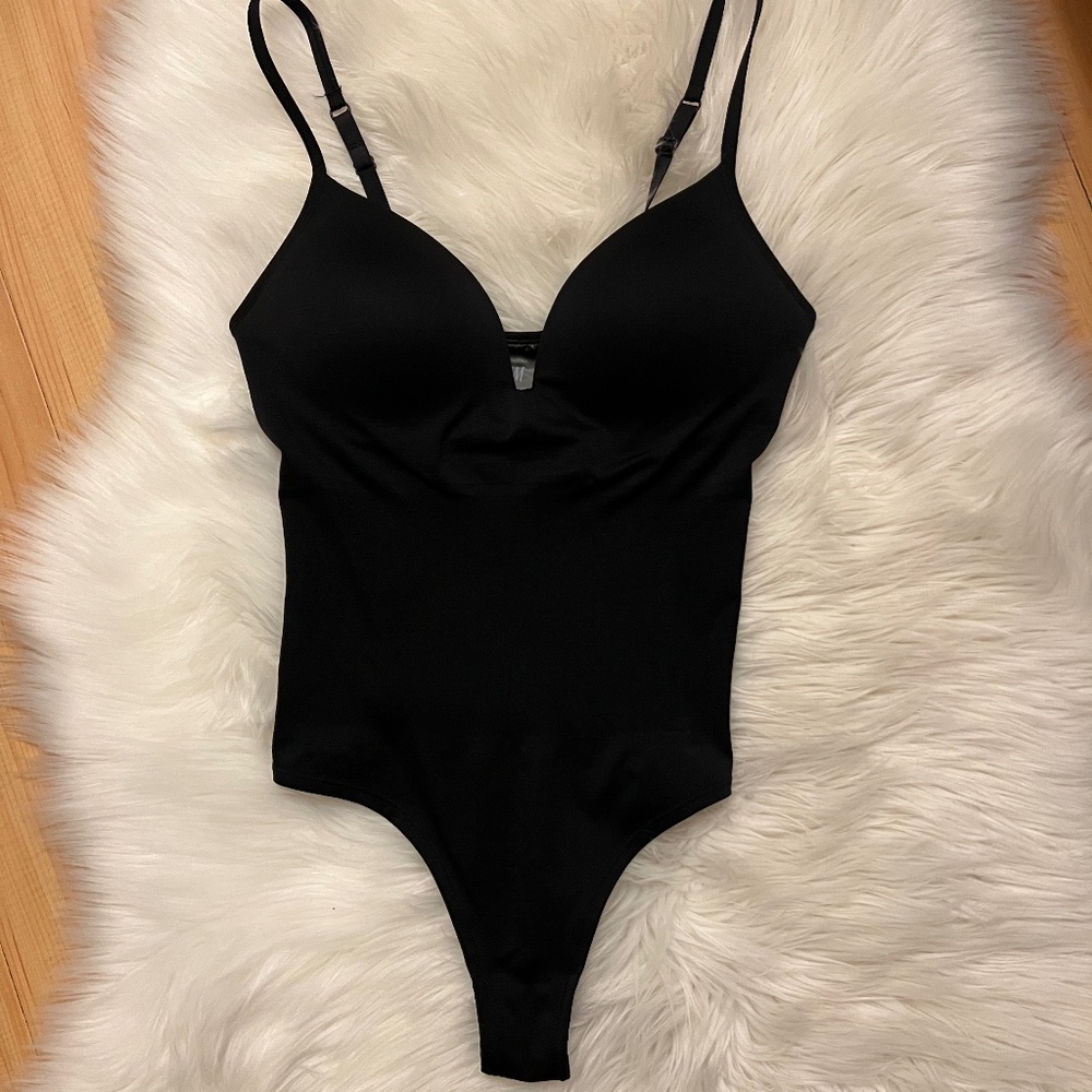 H&M Push-up seamless bodysuit black